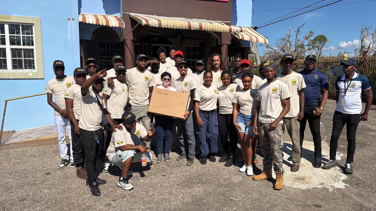 RBF relief crew on the ground